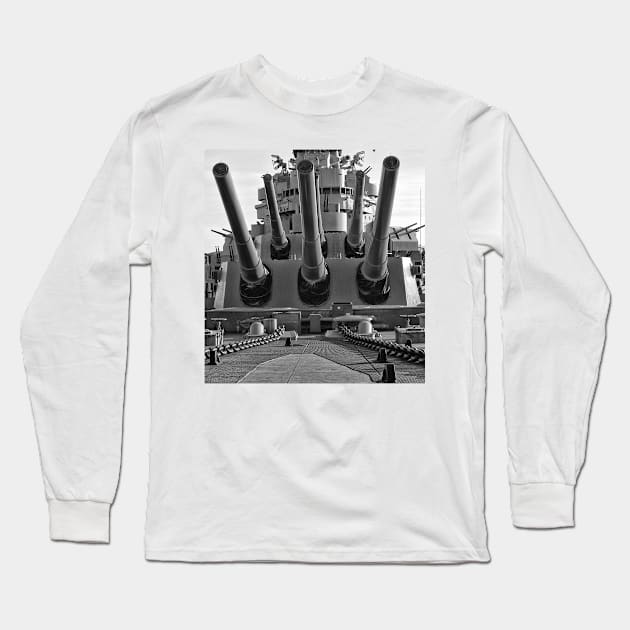 USS Alabama Long Sleeve T-Shirt by joesaladino